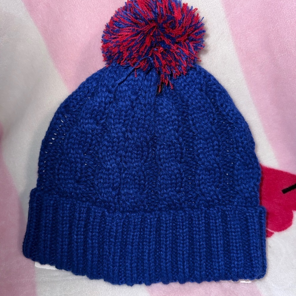 NWT Philadelphia 76ers Blue and Black Touchscreen Glove and Beanie Winter Set - Picture 4 of 6